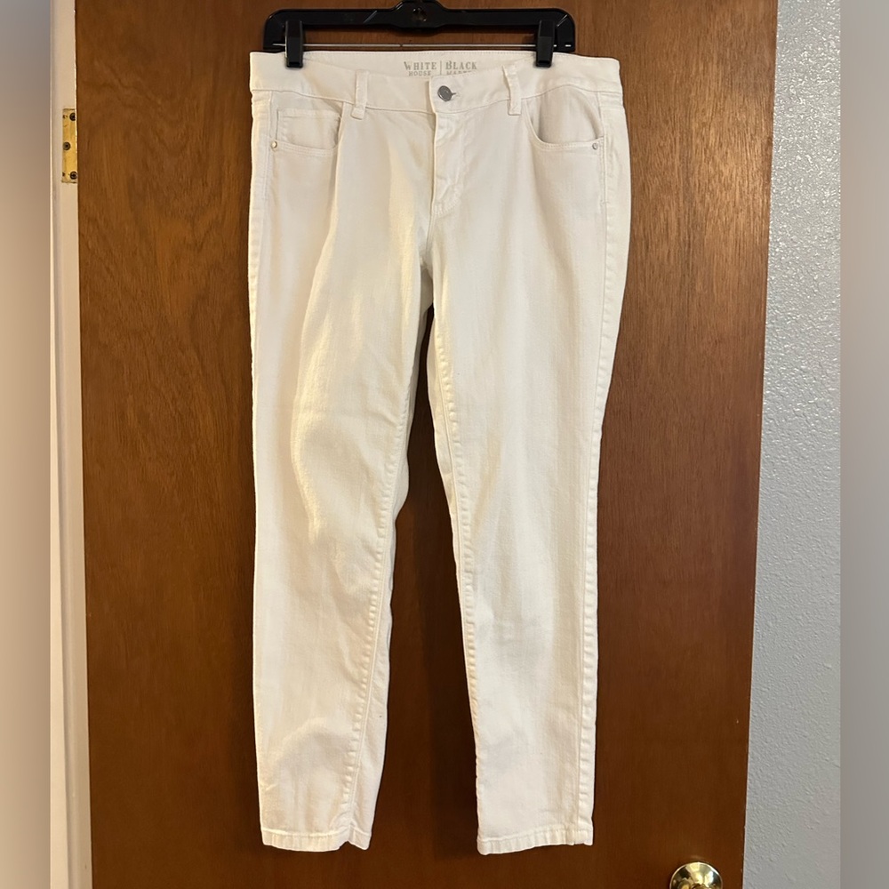 White House Black Market Women's White Jeans